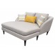 Chaise Liz Ghan gris - Envío Gratuito