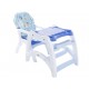 Silla Alta Prinsel Kinder Gatitos azul - Envío Gratuito