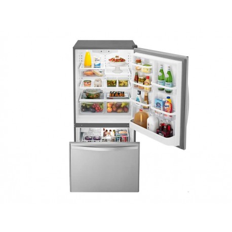 Whirlpool WRB322DMBM Refrigerador 22 Pies Cúbicos Acero Inoxidable - Envío Gratuito