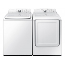 Combo lavadora y secadora Samsung 19 kilos blanca F-WD19J3000W - Envío Gratuito