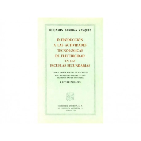 Introducción A Las Actividades Tecnológicas de Electricidad - Envío Gratuito