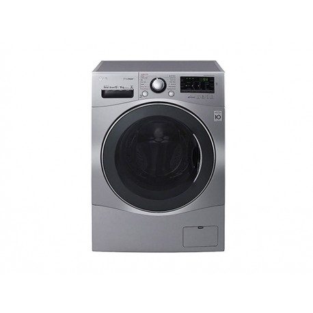 LG WD1247RDS Lavasecadora Prime Plus 12 kg Plata - Envío Gratuito