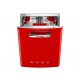 Smeg STFABURD Lavavajillas 13 Servicios Rojo - Envío Gratuito