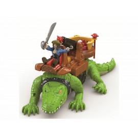 Fisher Price Imaginext Cocodrilo y Pirata - Envío Gratuito