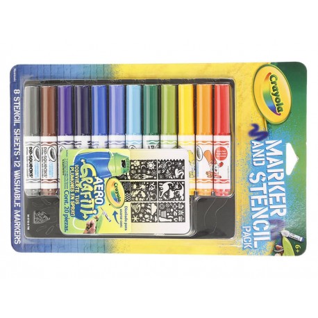 Set de Marcadores Crayola Refill Aerografiti - Envío Gratuito