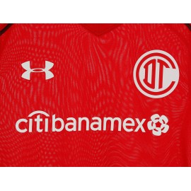 Jersey Under Armour Deportivo Toluca FC Réplica Local para niño - Envío Gratuito