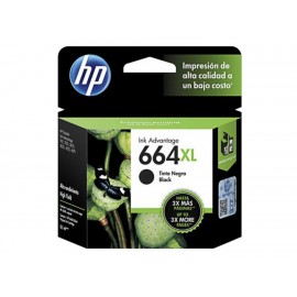 Cartucho HP Tinta 664XL Negro - Envío Gratuito