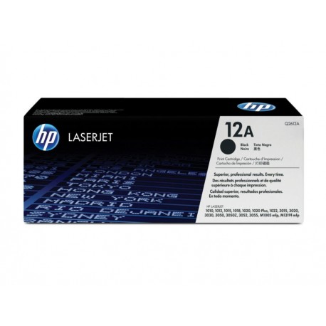 Tóner HP 12A LaserJet negro - Envío Gratuito