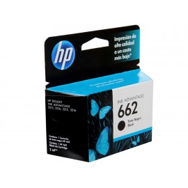 Cartucho HP Tinta 662 Negro - Envío Gratuito