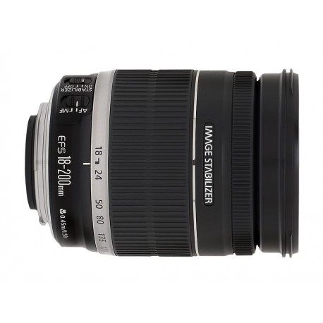 Canon Lente Ef-S18-200/3.5-5.6 Is 2752B002BA Negro - Envío Gratuito