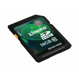 Kingston Tarjeta SD 16 GB Clase 10 Negro - Envío Gratuito