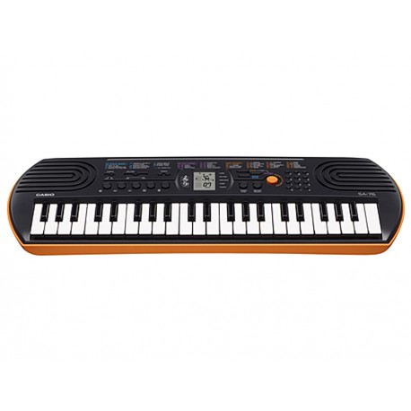 Casio Teclado Mini Naranja SA-76 Naranja - Envío Gratuito