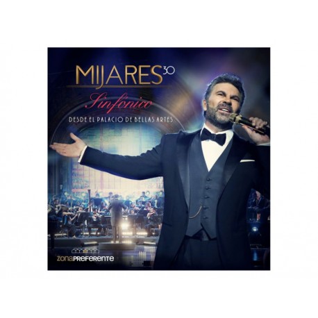 Mijares Sinfónico Desde el Palacio de Bellas Artes 2 CD + DVD - Envío Gratuito