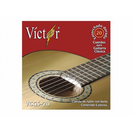 Victor Cuerda Acústica Víctor Nylon VSG-20 - Envío Gratuito