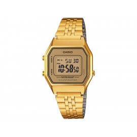 Casio Classic LA680WGA-9VT Reloj Unisex Color Dorado - Envío Gratuito