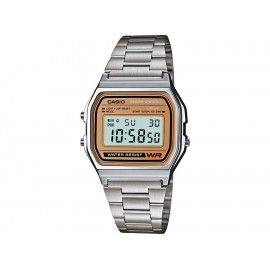 Casio Classic A158WEA-9VT Reloj Unisex Color Plata - Envío Gratuito