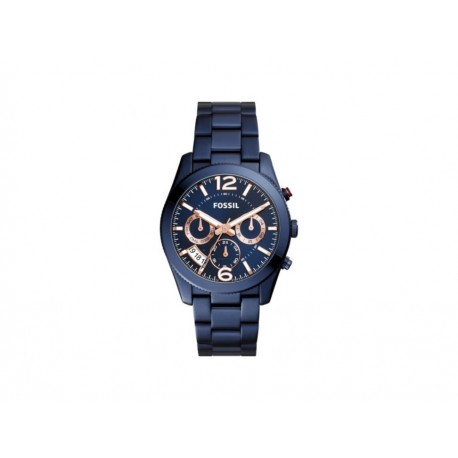 Fossil Perfect Boyfriend ES4093 Reloj para Dama Color Azul - Envío Gratuito