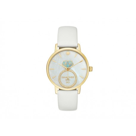 Reloj para dama Kate Spade Metro KSW1317 blanco - Envío Gratuito