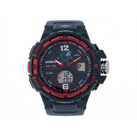 Reloj unisex Umbro Sport UMB-012-3 negro - Envío Gratuito