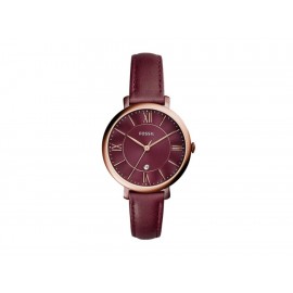 Fossil Jacqueline ES4099 Reloj para Dama Color Vino - Envío Gratuito