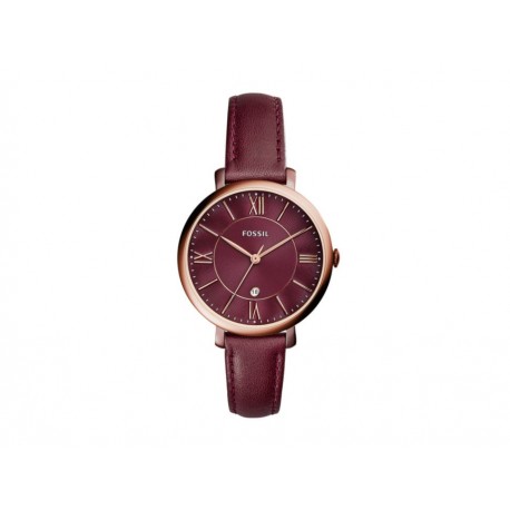 Fossil Jacqueline ES4099 Reloj para Dama Color Vino - Envío Gratuito