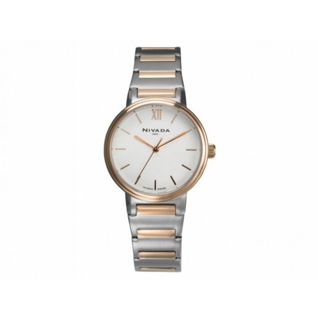 Reloj para dama Nivada Executive NP16076LBICBI acero/oro rosa - Envío Gratuito