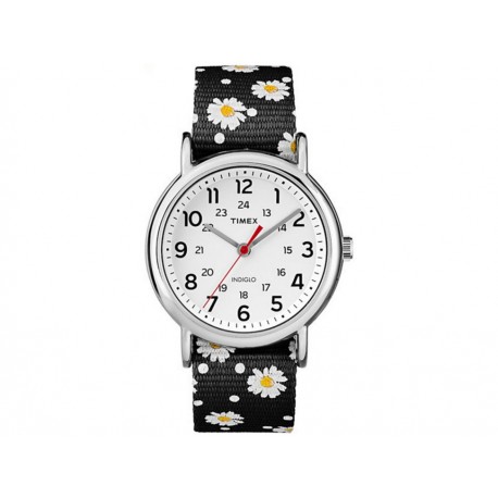 Timex Weekender TW2R24100 Reloj para Dama Color Negro - Envío Gratuito