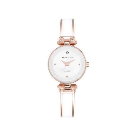 Reloj para dama Anne Klein Diamond AK1980WTRG blanco - Envío Gratuito