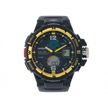 Reloj unisex Umbro Sport UMB-012-4 negro - Envío Gratuito