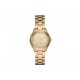 Michael Kors Mini Slim Runway MK3477 Reloj para Dama Color Dorado - Envío Gratuito