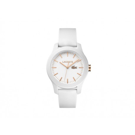 Lacoste L.12.12 LC.200.0960 Reloj para Dama Color Blanco - Envío Gratuito