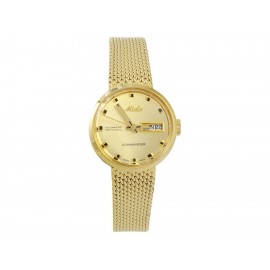 Mido Commander M716937213 Reloj para Dama Color Dorado - Envío Gratuito