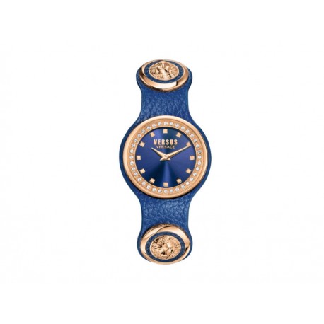 Versus V Carnaby Street Crystal Street19 Reloj para Dama Color Azul - Envío Gratuito