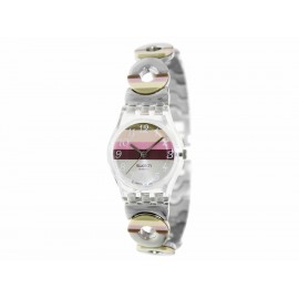 Swatch SLK258G Reloj para Dama Color Plateado - Envío Gratuito