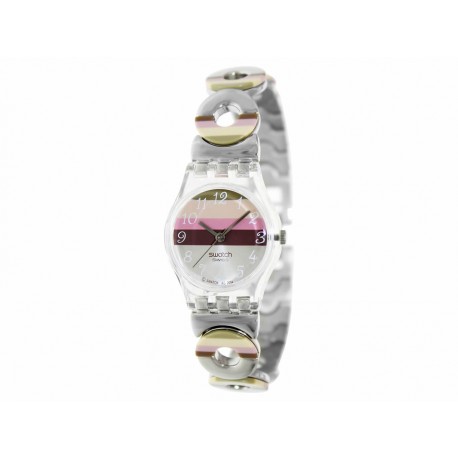 Swatch SLK258G Reloj para Dama Color Plateado - Envío Gratuito