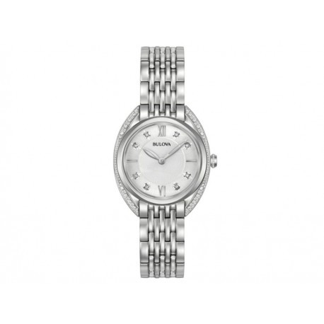 Bulova Diamonds 96R212 Reloj para Dama Color Acero - Envío Gratuito