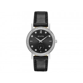 Reloj para dama Bulova Crystals 96L246 negro - Envío Gratuito