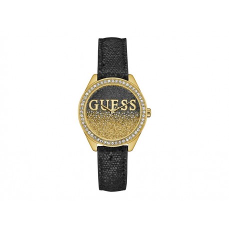 Guess Glitter Girl W0823L6 Reloj para Dama Color Negro - Envío Gratuito