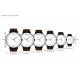 Reloj para dama Salvatore Ferragamo Logomania LOGOMANIA01 blanco - Envío Gratuito