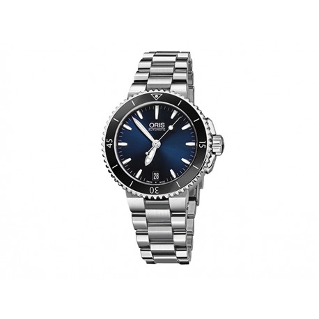 Oris Aquis 73376524135-0781801P Dama Color Acero - Envío Gratuito