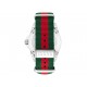 Gucci Dive YA136206 Reloj Fino Unisex Color Verde/Rojo - Envío Gratuito