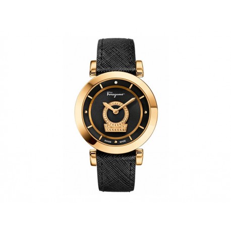 Reloj para dama Salvatore Ferragamo Minuetto FG423 negro - Envío Gratuito