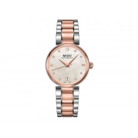 Mido Baroncelli M0222072211610 Reloj para Dama Color Acero/Oro Rosa - Envío Gratuito