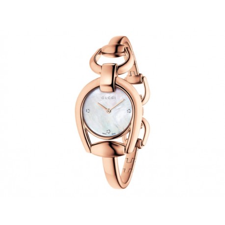 Gucci Horsebit YA139508 Reloj Unisex Color Oro Rosado - Envío Gratuito