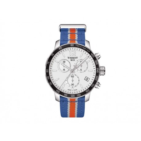 Tissot Quickster T0954171703706 Reloj para Caballero Color Azul/Rojo - Envío Gratuito