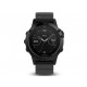 Monitor Garmin Fenix 5 Zafiro Negro Con Correa De Caucho - Envío Gratuito