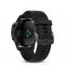 Monitor Garmin Fenix 5 Zafiro Negro Con Correa De Caucho - Envío Gratuito