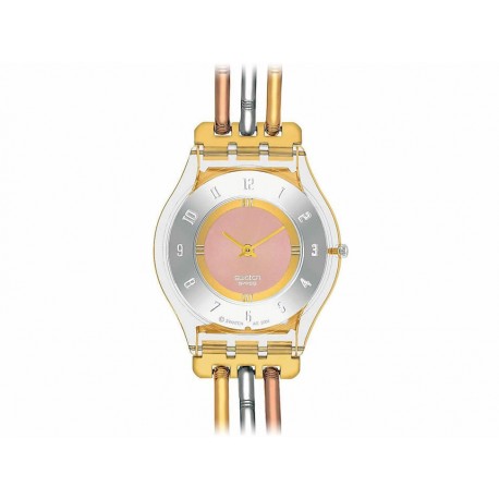 Swatch Skin Standard Plus SSFK240B Reloj para Dama Color Dorado - Envío Gratuito