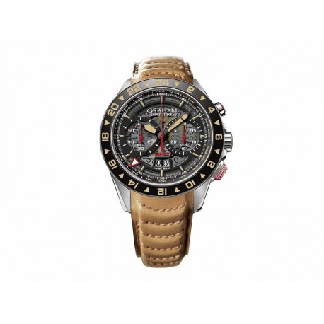 Reloj para caballero Graham Silverstone 2STDC.B08A.L119F café - Envío Gratuito