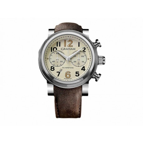 Reloj para caballero Graham Silverstone 2BLFS.W06A.L20S café - Envío Gratuito